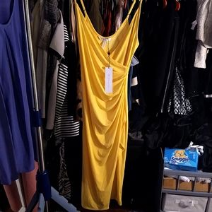 Bcbgeneration Summer Lemonade Midi Bodycon